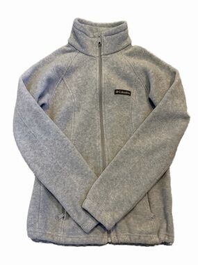Columbia Gray Full-Zip Fleece Jacket